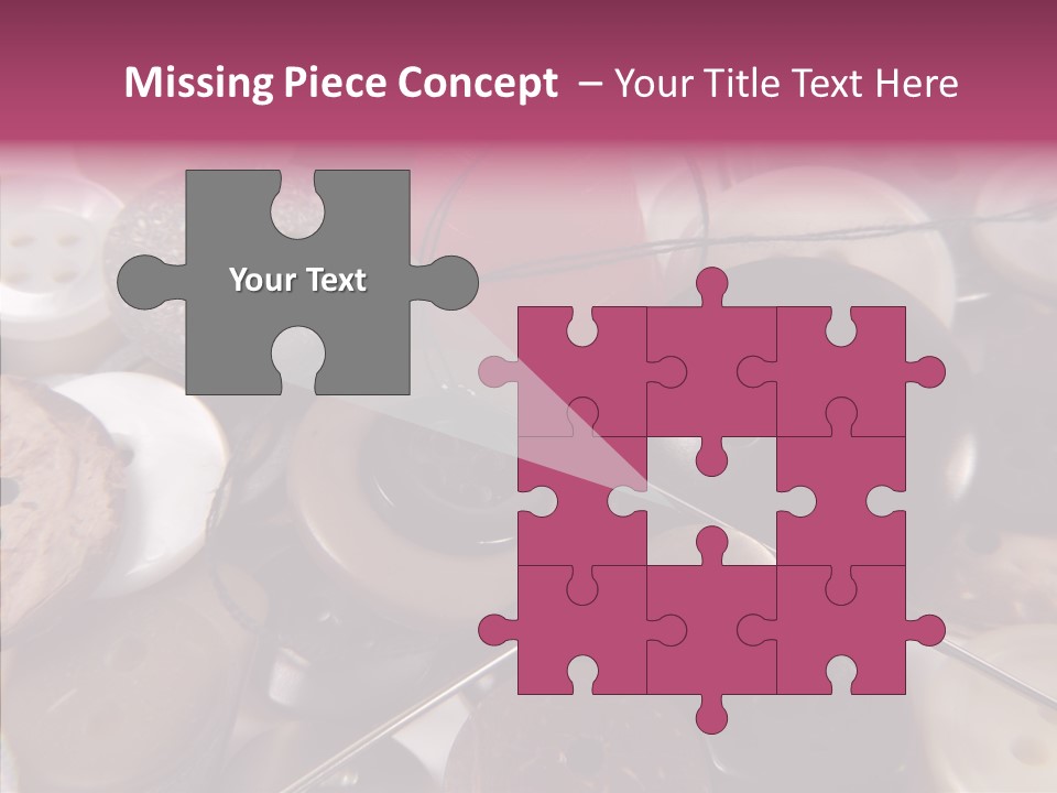 Tailor Color Sewing PowerPoint Template