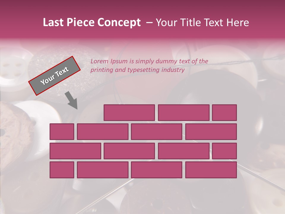 Tailor Color Sewing PowerPoint Template