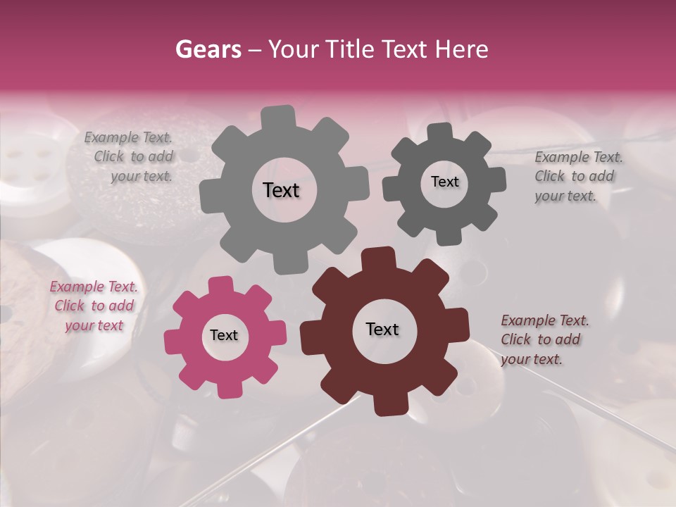 Tailor Color Sewing PowerPoint Template