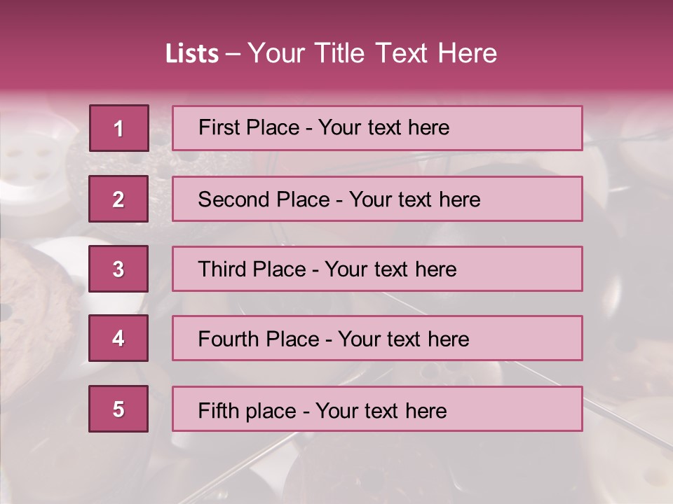 Tailor Color Sewing PowerPoint Template