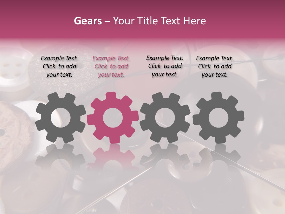 Tailor Color Sewing PowerPoint Template