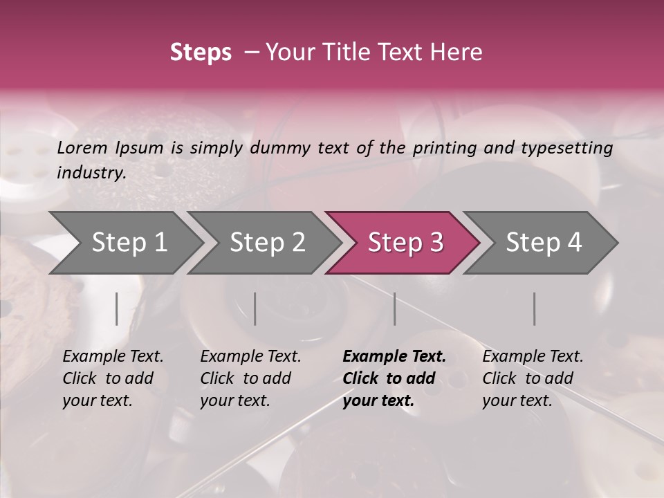 Tailor Color Sewing PowerPoint Template