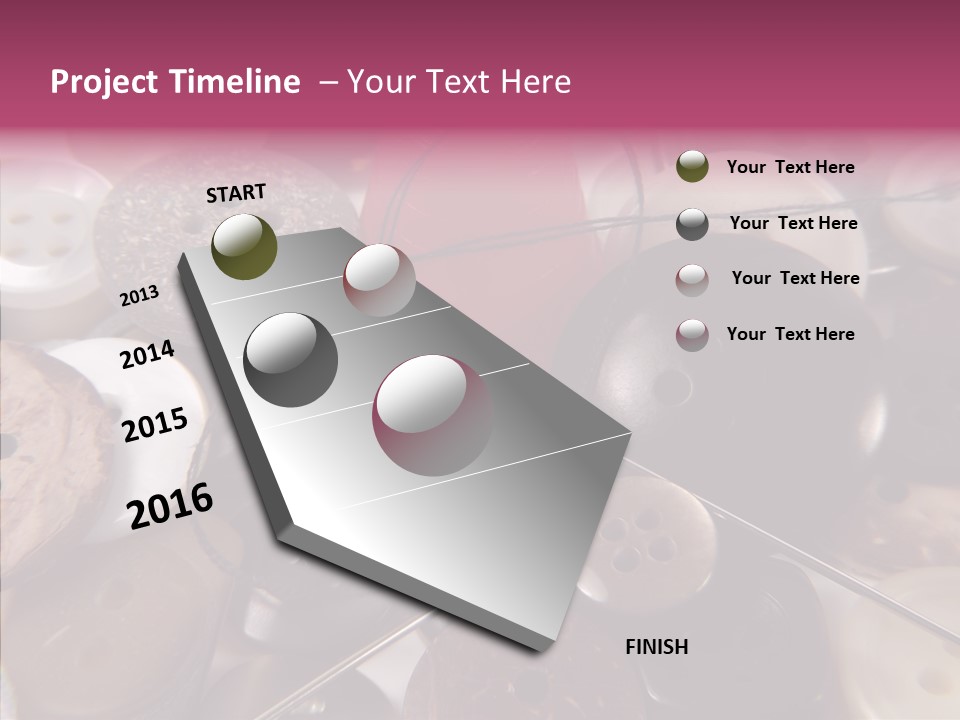 Tailor Color Sewing PowerPoint Template