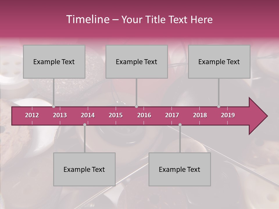 Tailor Color Sewing PowerPoint Template