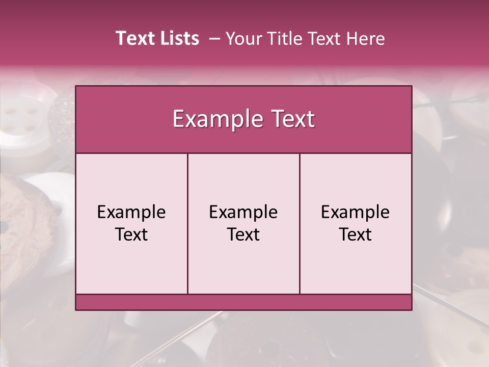 Tailor Color Sewing PowerPoint Template