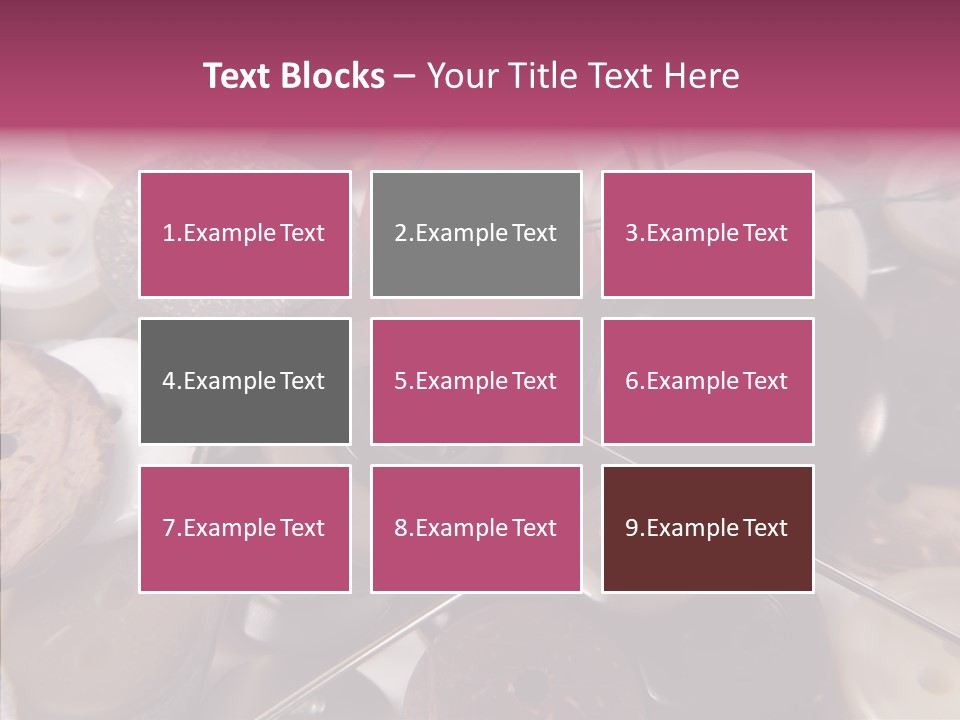 Tailor Color Sewing PowerPoint Template