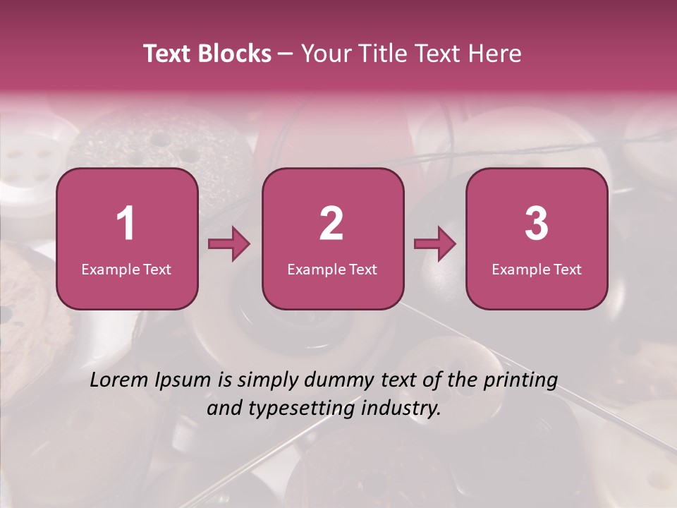 Tailor Color Sewing PowerPoint Template