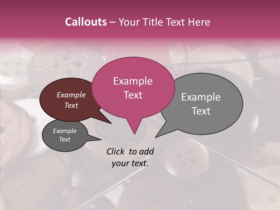 Tailor Color Sewing PowerPoint Template