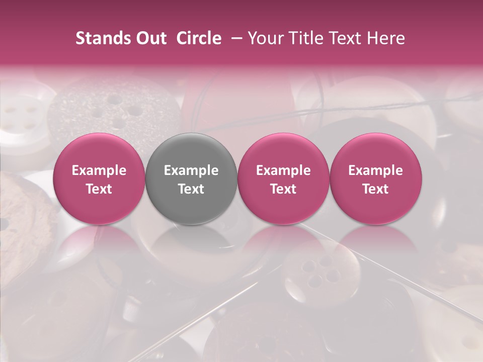 Tailor Color Sewing PowerPoint Template