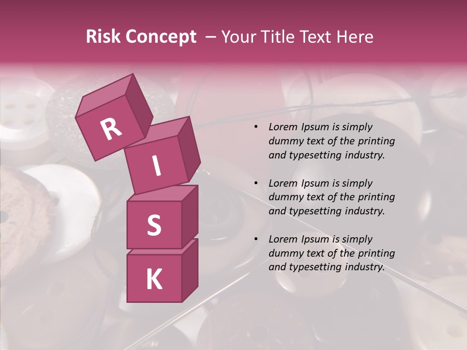 Tailor Color Sewing PowerPoint Template