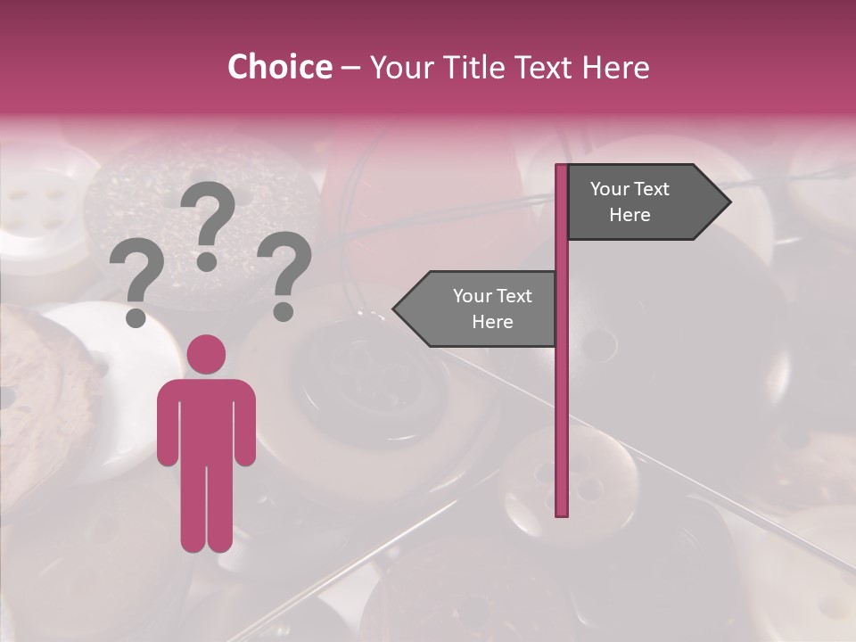 Tailor Color Sewing PowerPoint Template