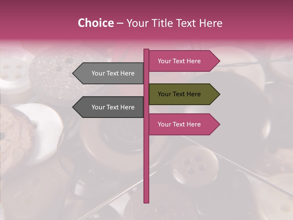 Tailor Color Sewing PowerPoint Template