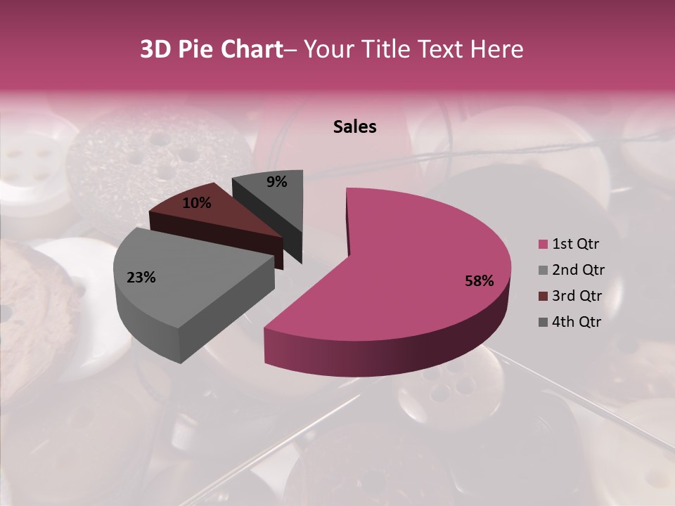 Tailor Color Sewing PowerPoint Template