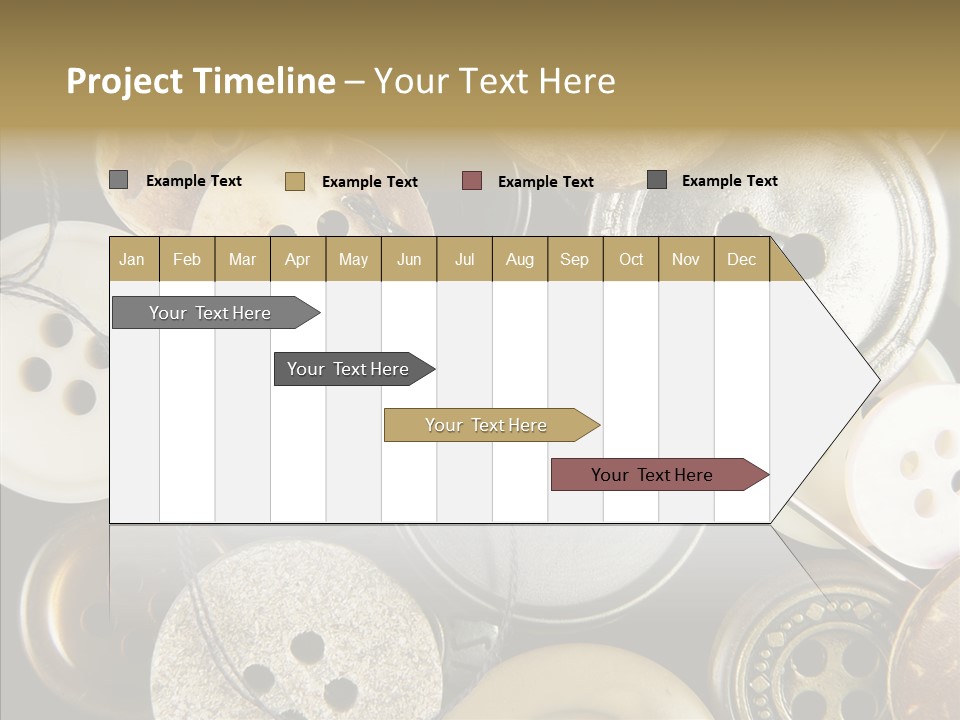 Cloth Color Thread PowerPoint Template