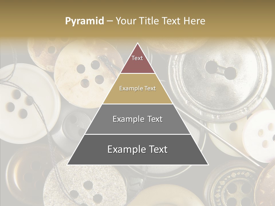 Cloth Color Thread PowerPoint Template