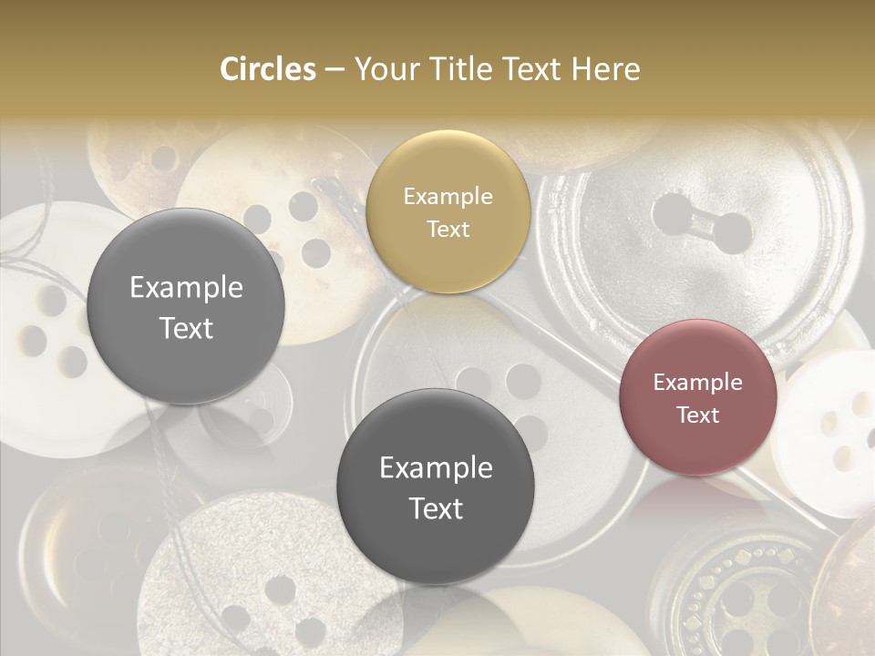 Cloth Color Thread PowerPoint Template