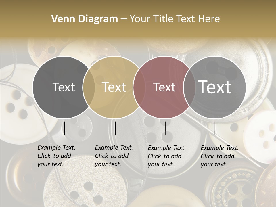 Cloth Color Thread PowerPoint Template