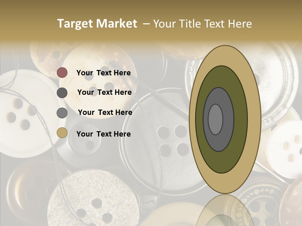 Cloth Color Thread PowerPoint Template