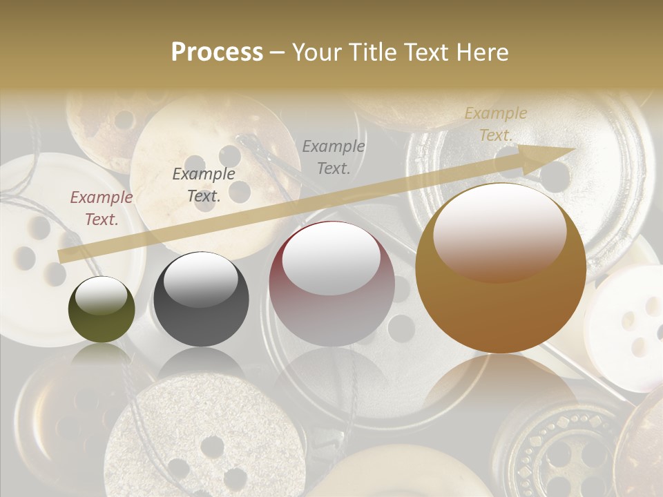 Cloth Color Thread PowerPoint Template