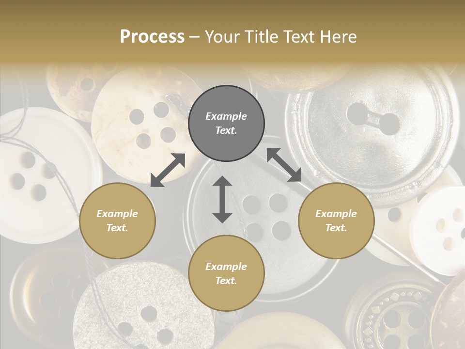 Cloth Color Thread PowerPoint Template