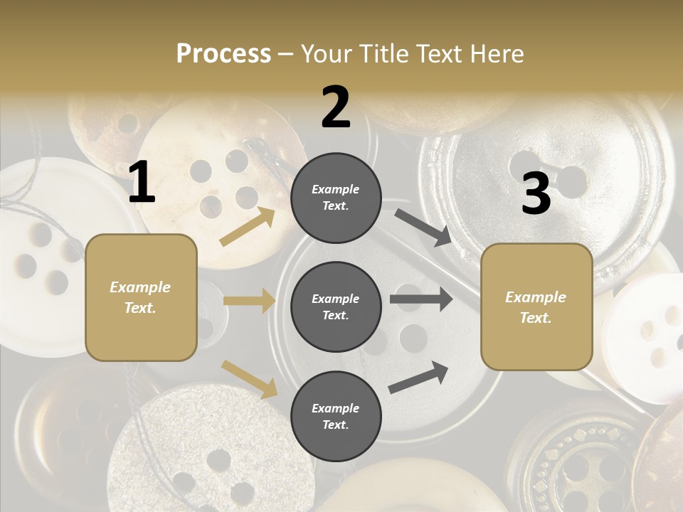 Cloth Color Thread PowerPoint Template
