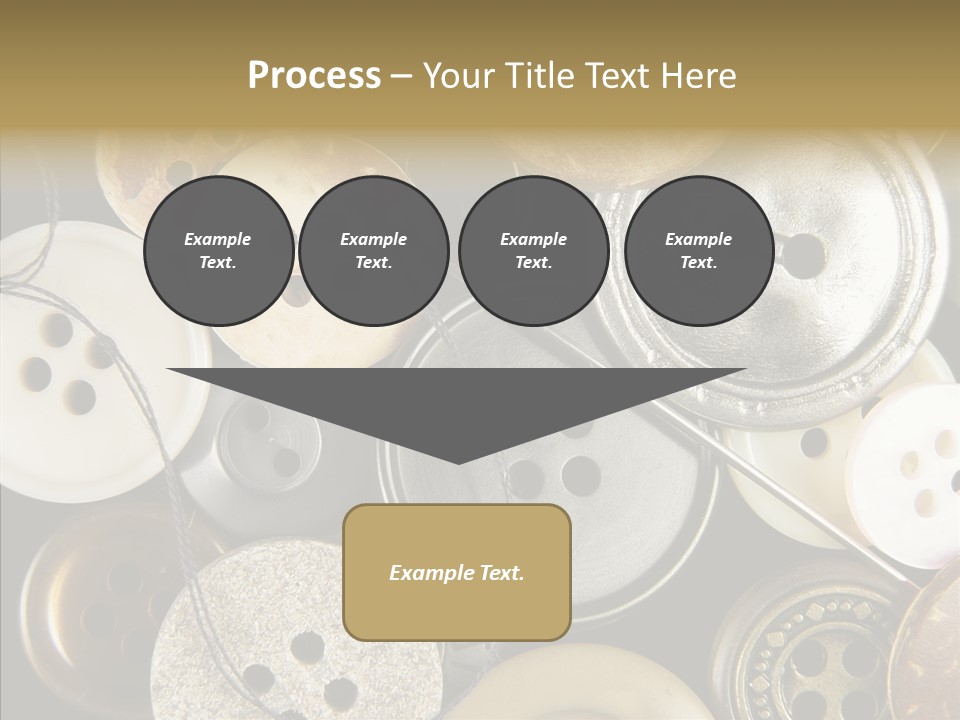 Cloth Color Thread PowerPoint Template
