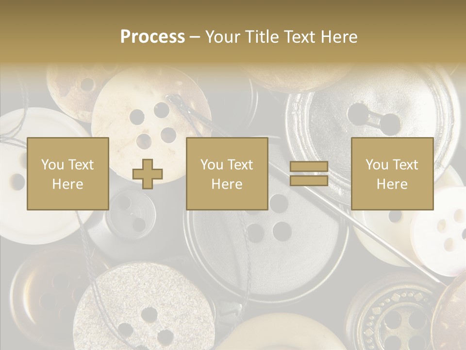 Cloth Color Thread PowerPoint Template