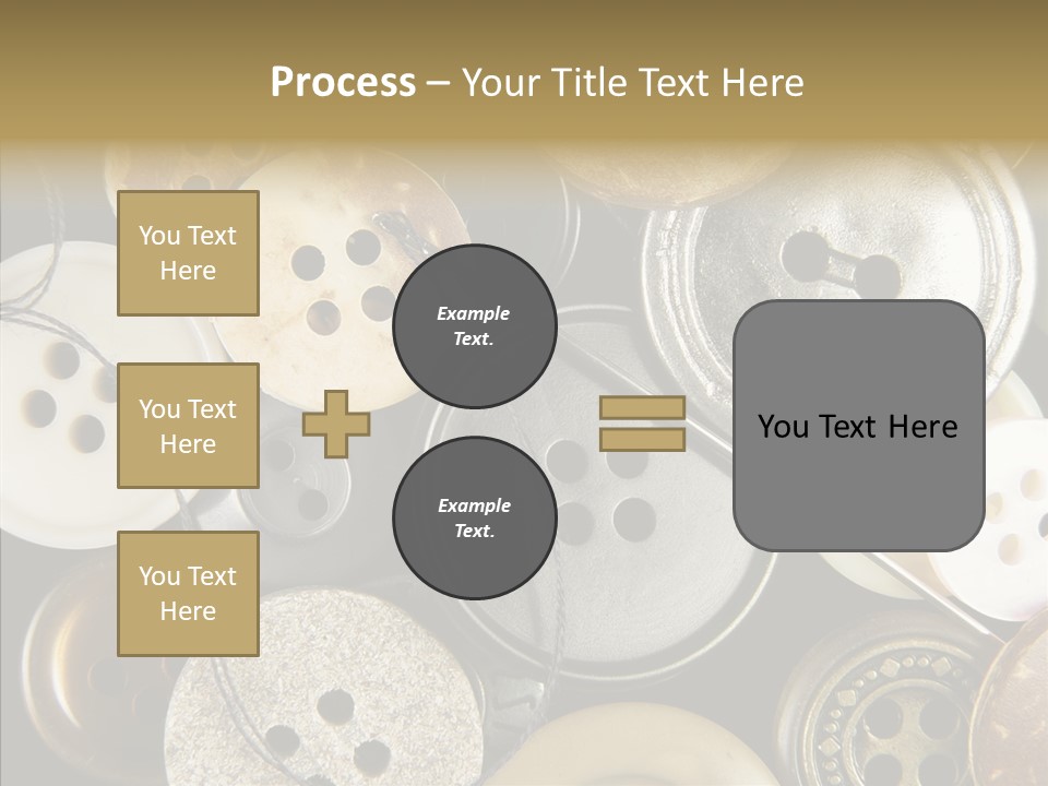 Cloth Color Thread PowerPoint Template