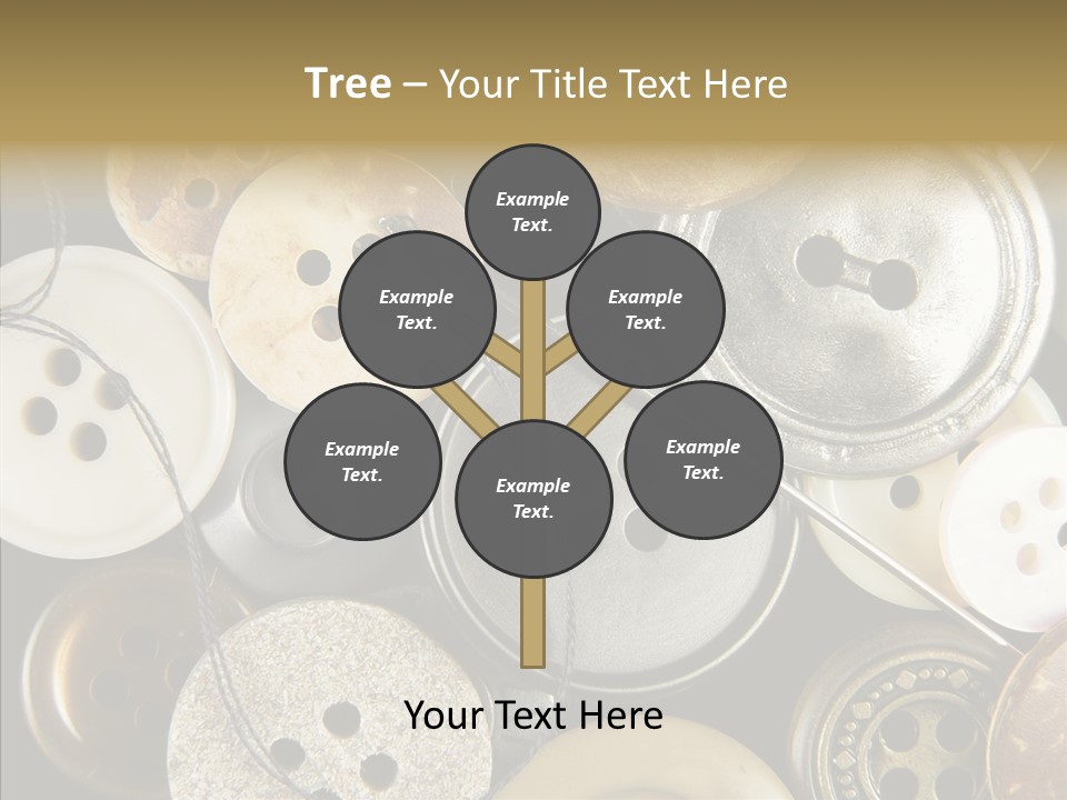 Cloth Color Thread PowerPoint Template