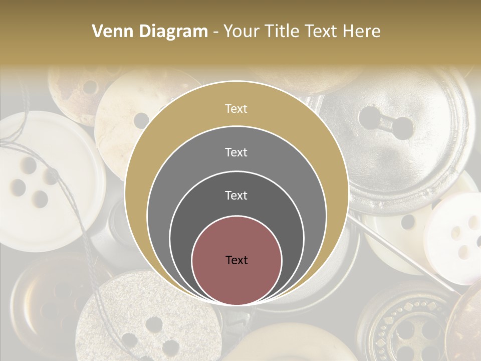Cloth Color Thread PowerPoint Template