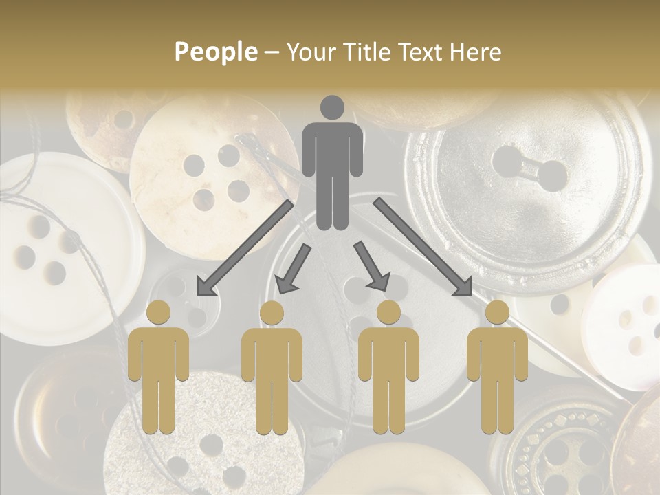 Cloth Color Thread PowerPoint Template