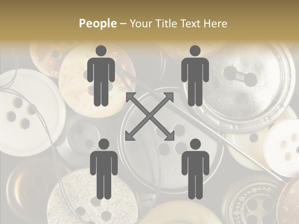 Cloth Color Thread PowerPoint Template