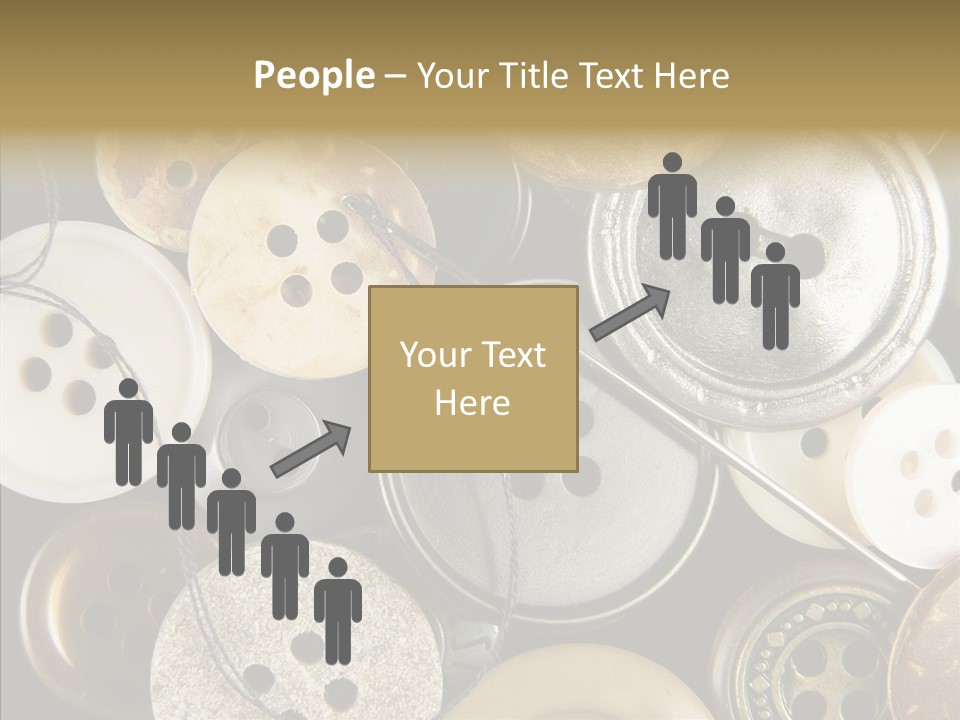 Cloth Color Thread PowerPoint Template