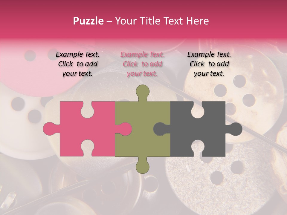 Needle Fix Tailor PowerPoint Template