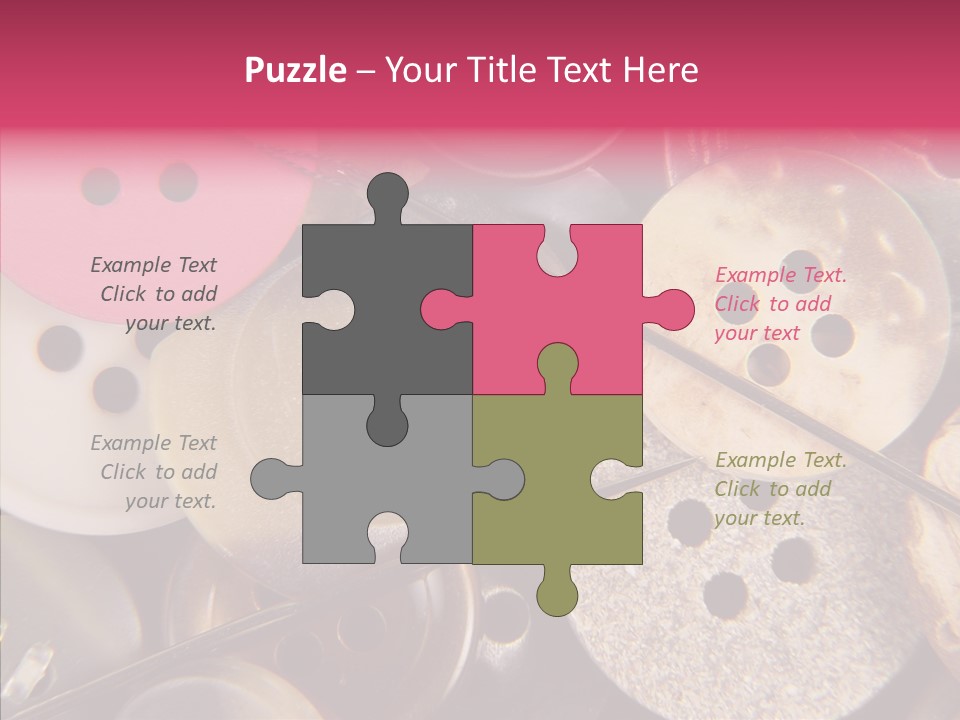 Needle Fix Tailor PowerPoint Template