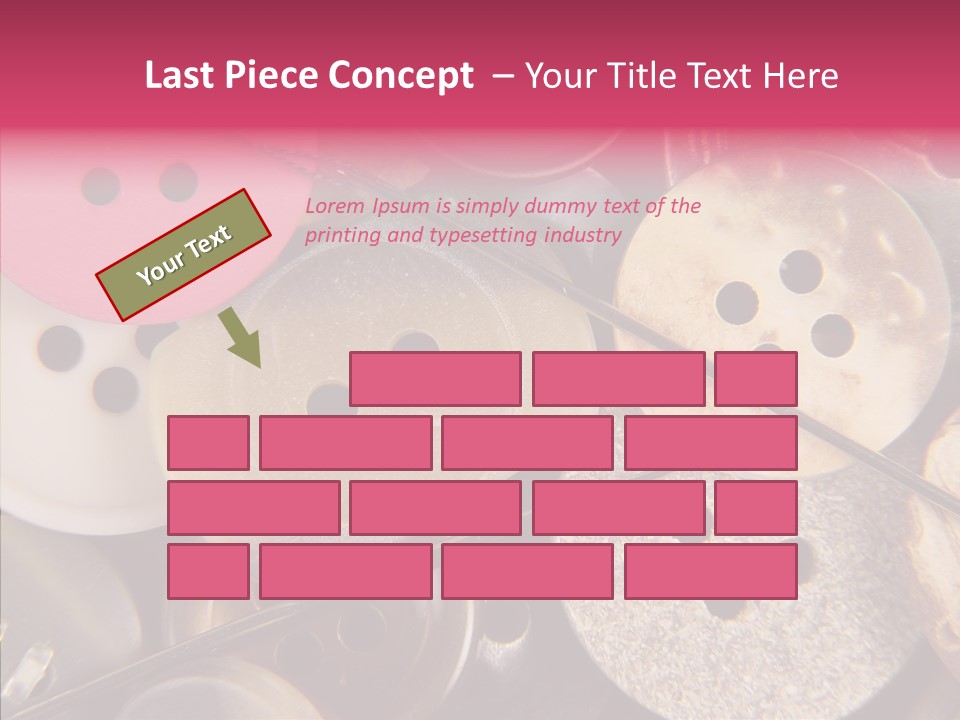Needle Fix Tailor PowerPoint Template