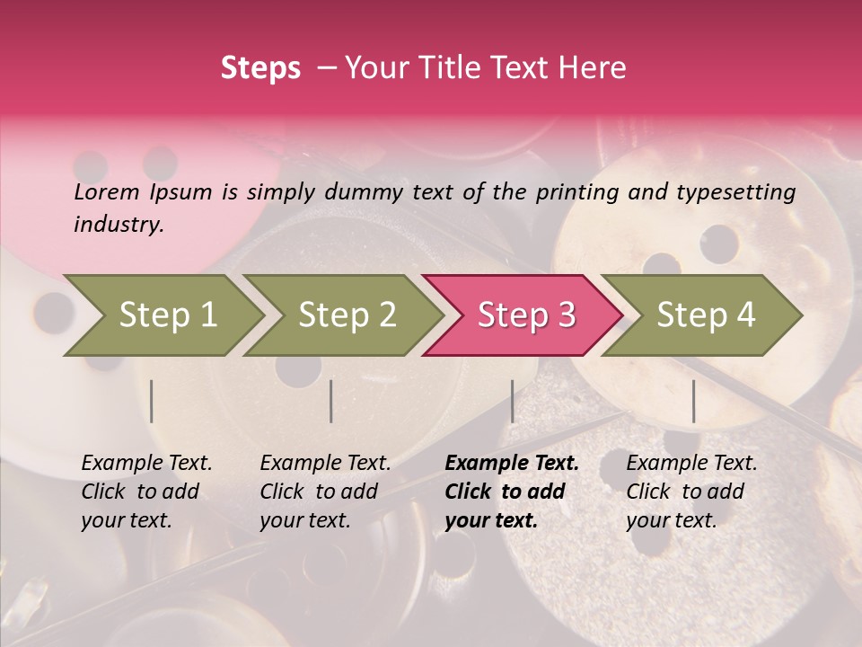 Needle Fix Tailor PowerPoint Template