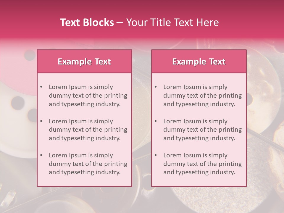 Needle Fix Tailor PowerPoint Template