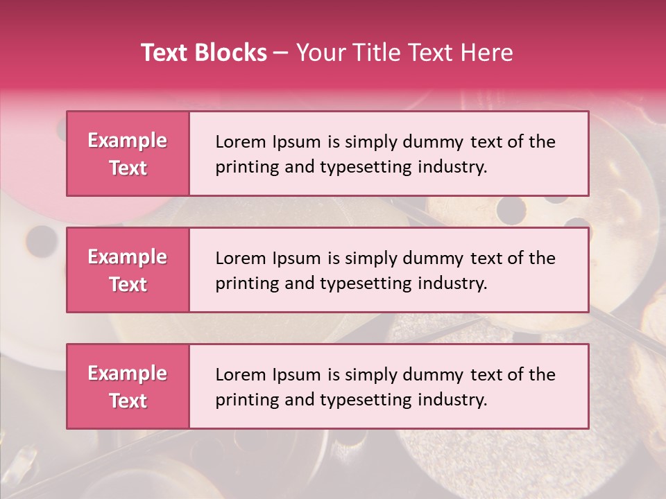 Needle Fix Tailor PowerPoint Template