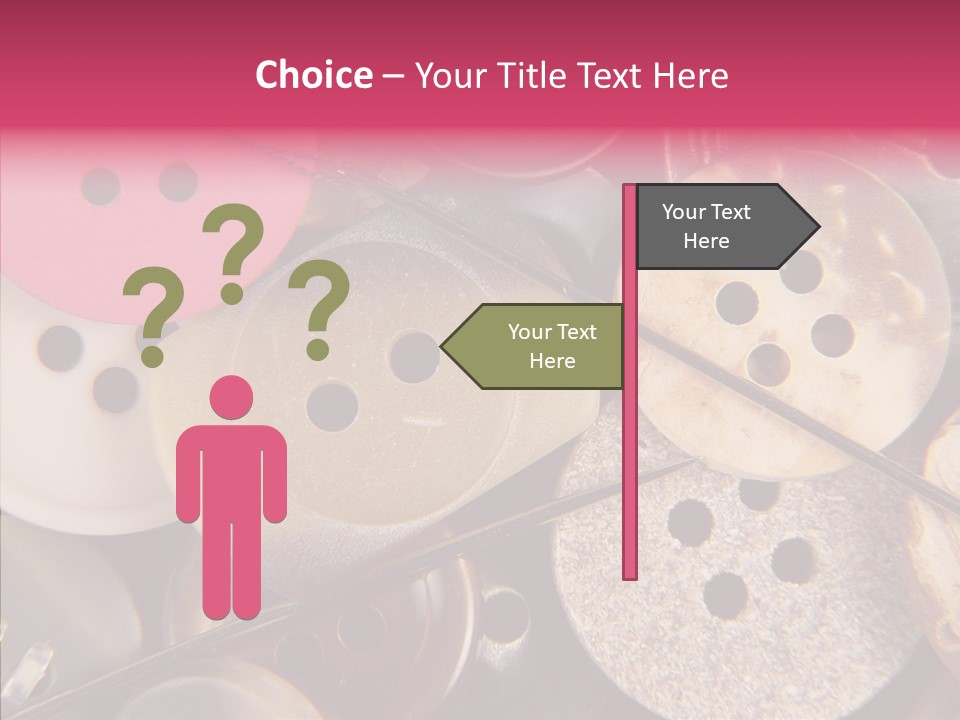 Needle Fix Tailor PowerPoint Template