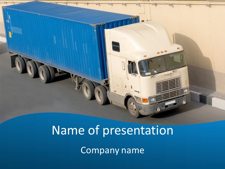 Transport Equipment Receiving PowerPoint Template