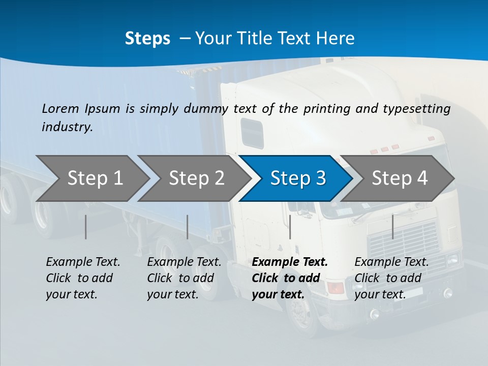 Transport Equipment Receiving PowerPoint Template