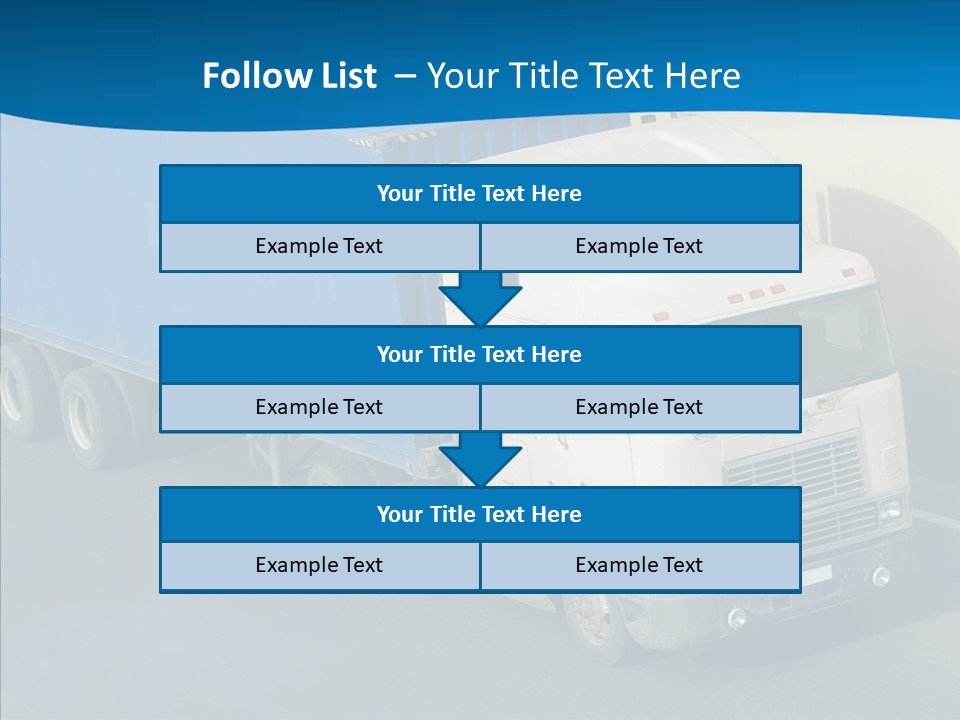 Transport Equipment Receiving PowerPoint Template