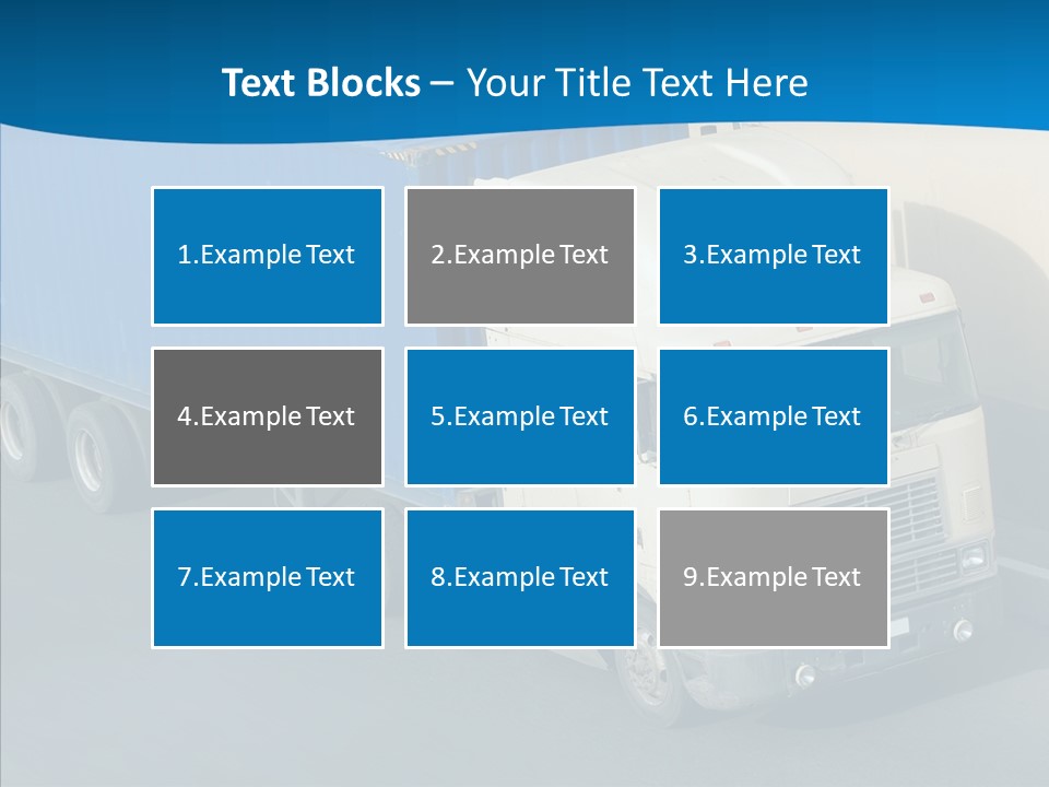 Transport Equipment Receiving PowerPoint Template