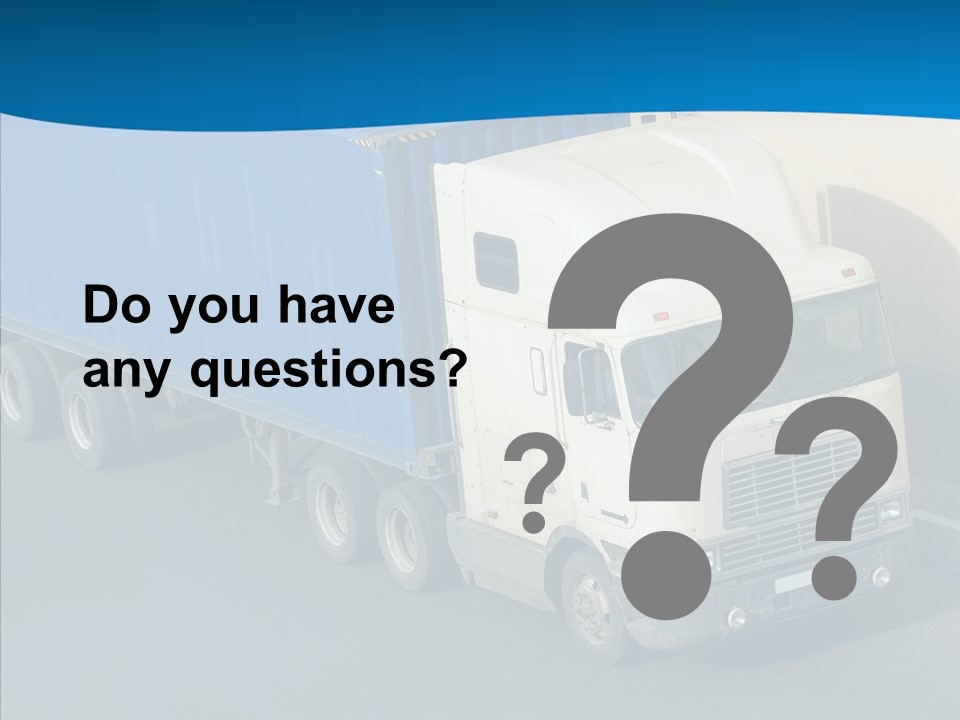 Transport Equipment Receiving PowerPoint Template