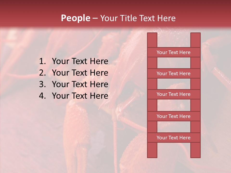Together Writing Character PowerPoint Template
