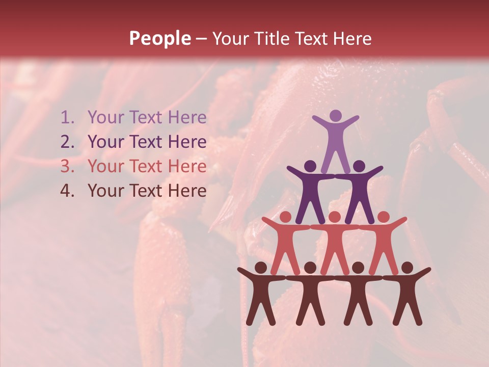 Together Writing Character PowerPoint Template