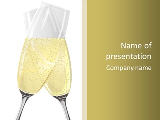 Anniversary Fun Toast PowerPoint Template