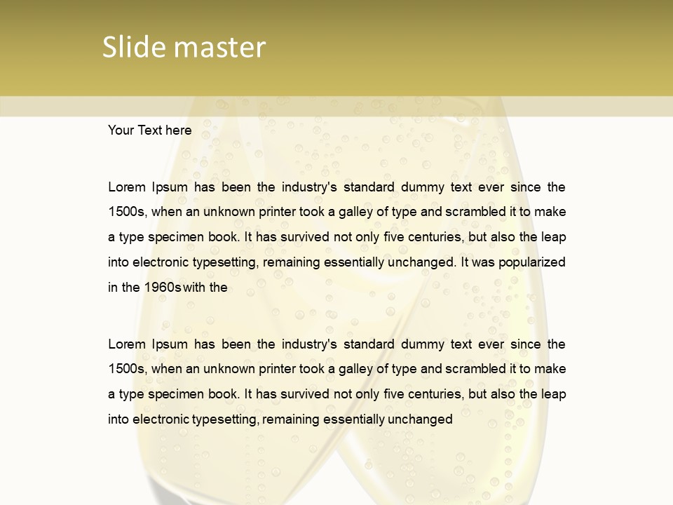 Anniversary Fun Toast PowerPoint Template