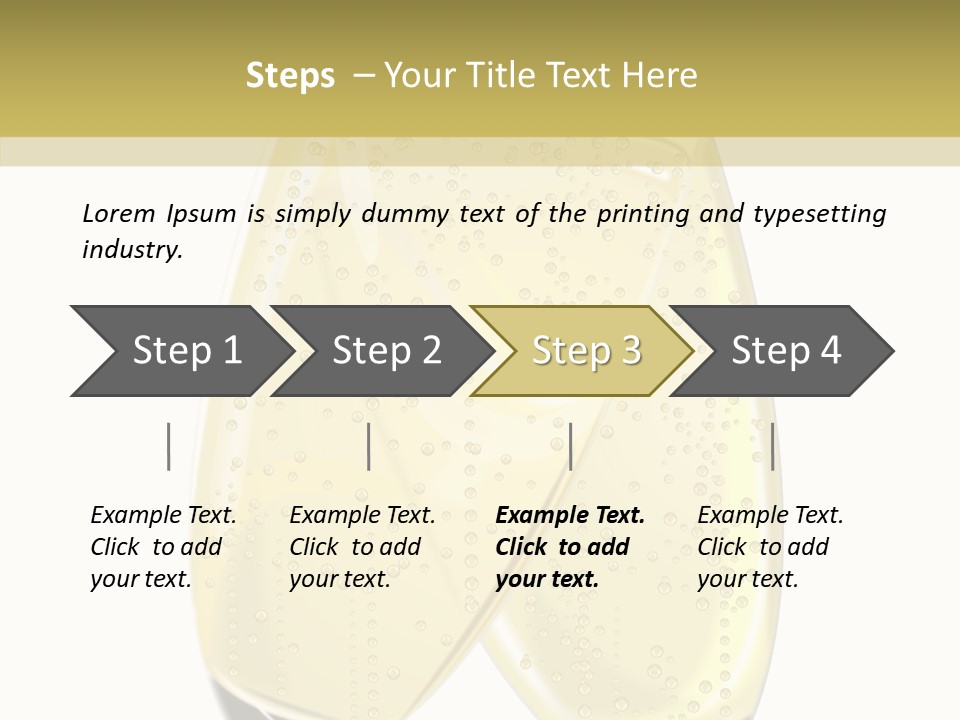 Anniversary Fun Toast PowerPoint Template